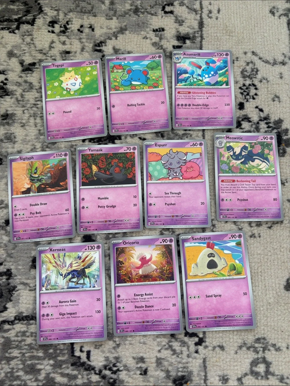 Pokémon Surging Sparks Binder Builder Lot 84 Unique Cards | No Duplicates